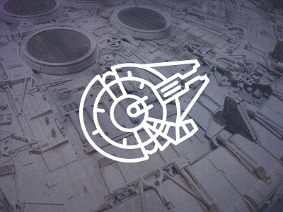 Millennium Falcon icon millennium falcon sci fi space ship star wars