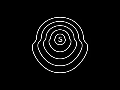 Exploration S1 black dimension distorted hypnotic icon identity line new aesthetic s skewed warped white