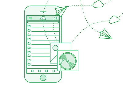 Share files cloud drive files link personal send share