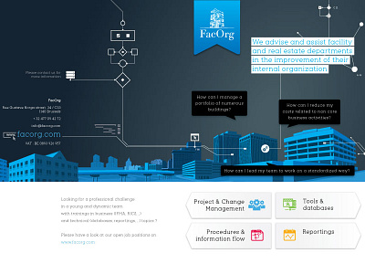 Facorg Leaflet branding graphic design icons illustration print