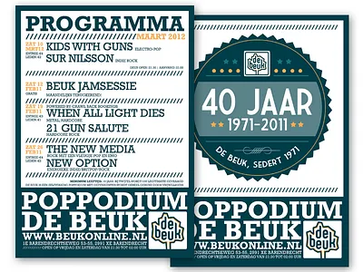 De Beuk Flyer de beuk flyer print