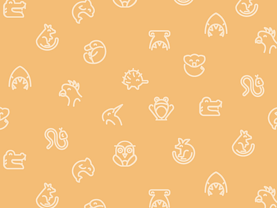 Aussie animal icons bilby cockatoo crocodile dolphin echidna frog icon koala shark wallaby