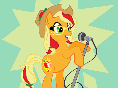 Apple Sass illustration illustrator mlp