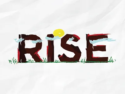 Rise Typograghy brand calendar cloud efabrika paper rise sun typo typography