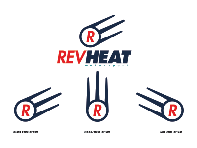 Revheat Motorsport car logo racing