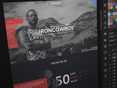 Sponseasy Template bike course dar ironman menu proposal sponseasy sponsorship sport template ui ux