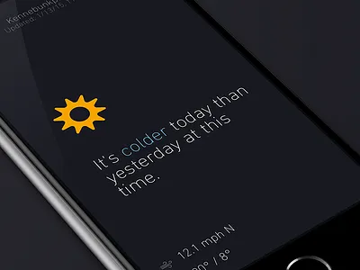 Carl Weathers for iOS ios weather
