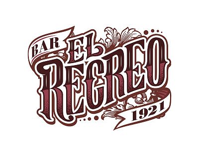 Recreo Logo logo logotype mexico traditonal western