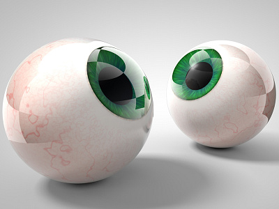 Green Eye cinema 4d eye green test textures