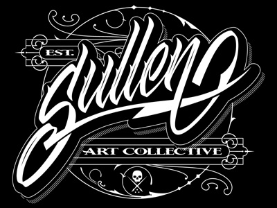 Sullen Art Collective custom lettering hand lettring lettering sullen tattoo type typography