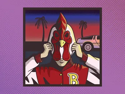 Hotline Miami delorean hotline miami richard rooster