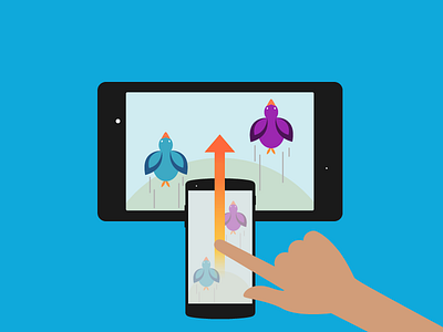 Illustration for Nextbit flat illustration mobile app