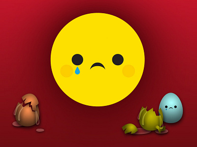 Sad Eggs eggs photoshop sad vector