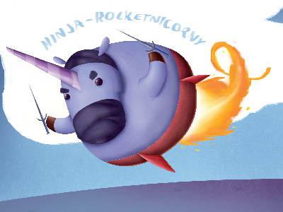 The Fortune Cookie 2 illustrated book ninja unicorn