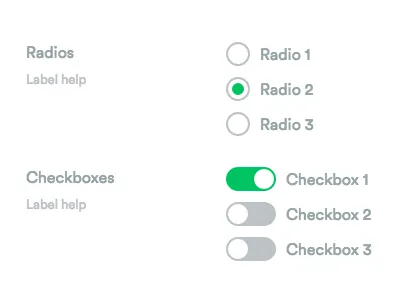 Radios & Checkboxes checkbox checkboxes css3 fancy checkboxes fancy radio buttons form controls forms inputs radio radio button