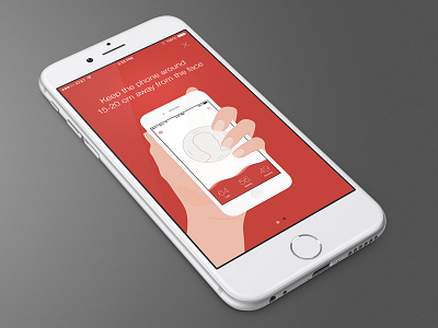 Heart Rate Monitor app - Tutorial heart rate help ios red tutorial ui