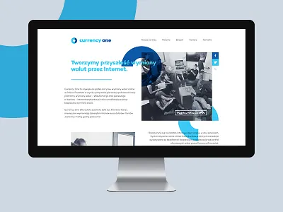 Currency One branding finance money web