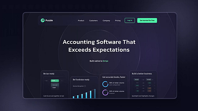Iterative website evolution for Puzzle animations clean dashbaord figma figma design homepage interactive design landing page mobile app modern responsive design ui ui design uiux unique web app website design
