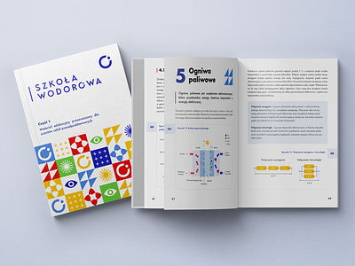 Szkoła Wodorowa textbook design graphic design