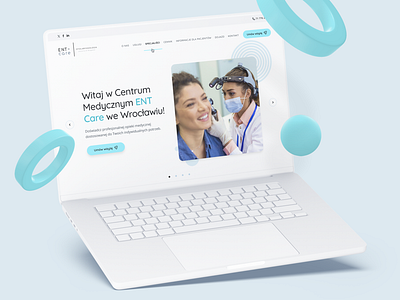 ENTcare - graphic design for a medical center graphic design ui