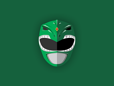 Green Ranger fireworks green greenranger helmet mmpr ranger vector