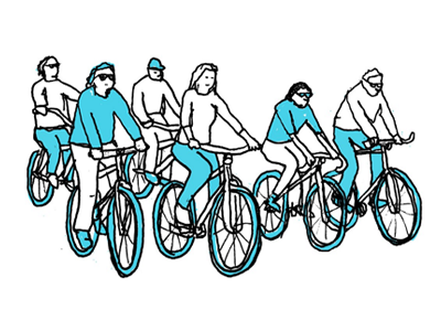 Wildsam / Medium.com bicycle biking detroit illustration