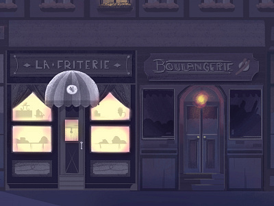 Background Illustration WIP background illustration paris scene wip