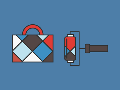 Roller And Package iconography package personal portfolio roller website