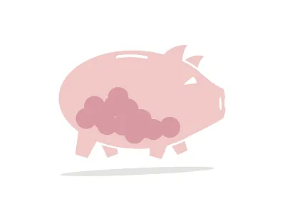 Piggy Bank V2 coins gold money pig piggy bank pink saving