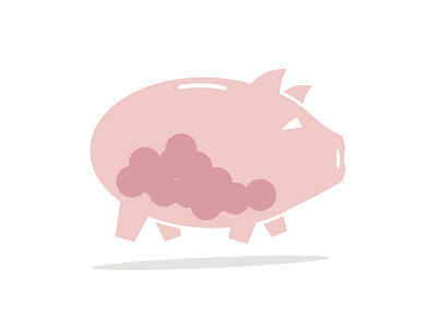 Piggy Bank V2 coins gold money pig piggy bank pink saving