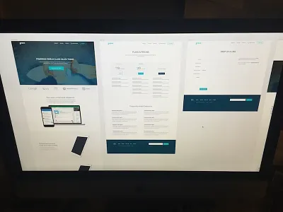 Groove Website Redesign landing page marketing redesign sketch website wip