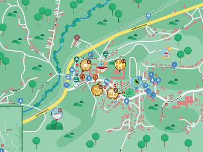 Region of Lepoglava (Croatia) - map city croatia illustration illustrator lepoglava map vectors