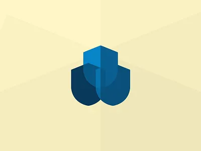 Bot Defense Logo @2x blue branding concept defense design logo shield web