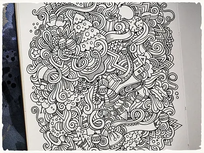 New Year and Christmas Doodles art cartoon christmas doodles graphics hand drawn happy holiday new year paper sketch winter