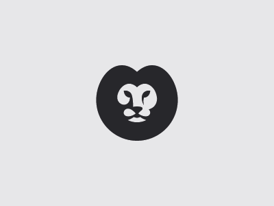 Lion animal king lion logo mark minimal simple symbol