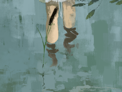 Reflecting colour illustration marc aspinall wip