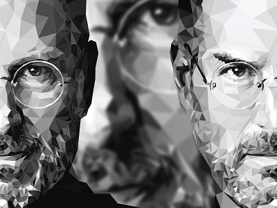 Low Polygon Steve Jobs Illustration illustration jobs low poly polygon steve vector