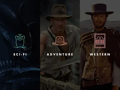 Movie Genre Icons film icon icons llustration movie movies vector