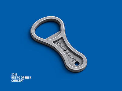 Bottle Opener c4d concept product render