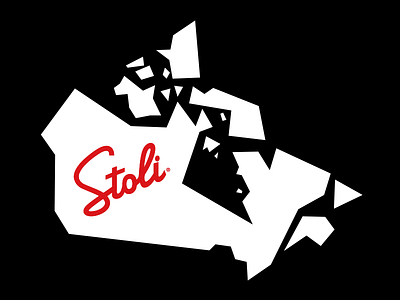 Stoli Canada abstract canada shape