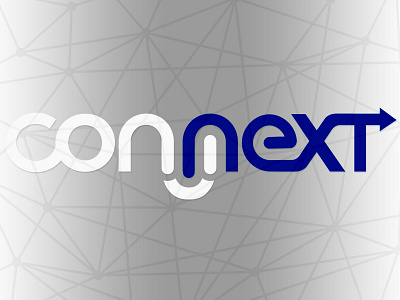 connext logo communications connect connext forward logo modern pattern polygon smile