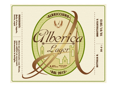 Beer Label Alberica beer label graphics label svg vector