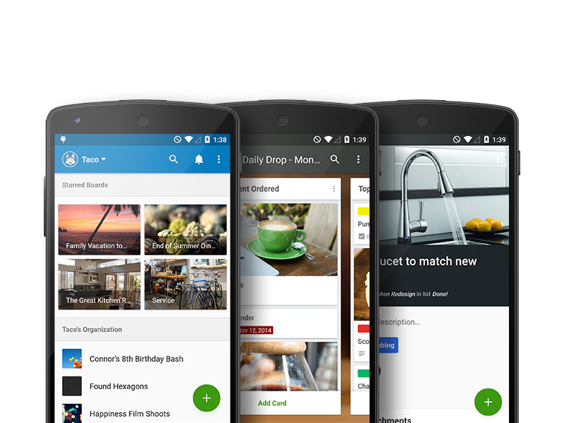 Trello's Material Design In-Depth Blog Post android app blog google material trello