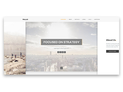 Pallas - Creative Masonry Portfolio Template 3d animated clean css3 flat html5 live parallax portfolio responsive design retina