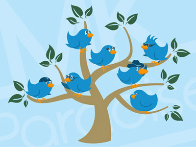 Profiles Twitter blog draw ilustration marketing twitter