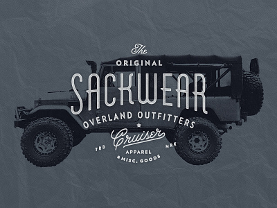 Cruiser Poster cruiser lettering lockup poster sackwear script type