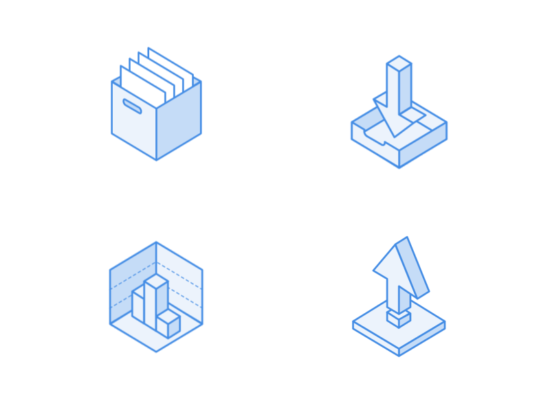 Example of 3D Icon set