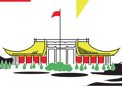 Sunflower Movement architecture icon illustration infographic magazine vector
