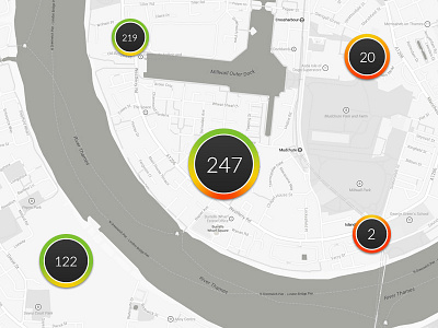 Map items grouping google maps groups