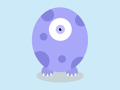 Cuthbert flat game illustration monster